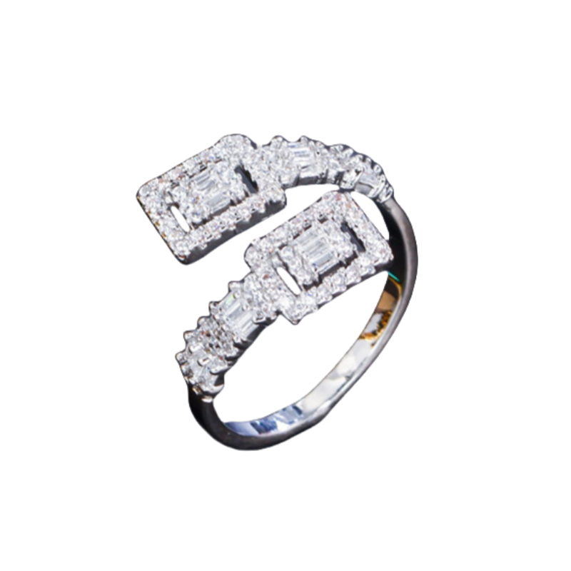Elise Adjustable Ring in Silver