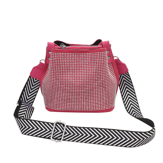 Alimi Handbag in Dark Pink