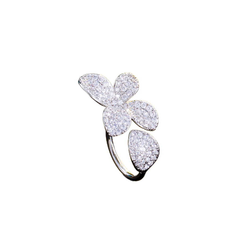 Hana Adjustable Ring in Silver