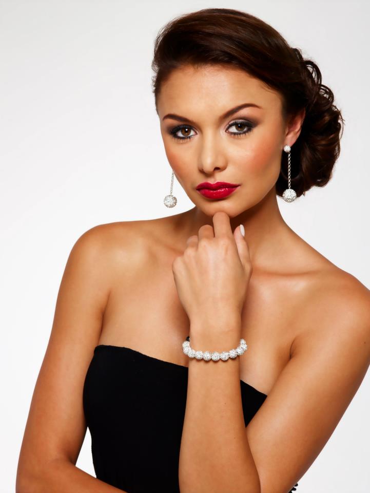 Shamballa Bracelet in White AB