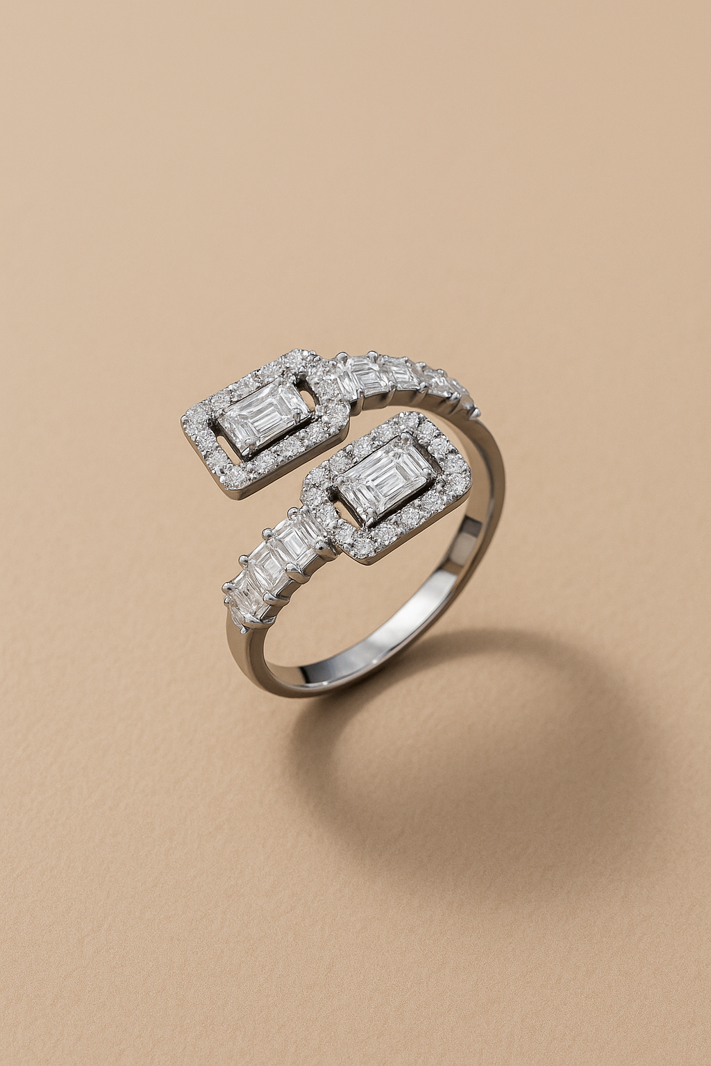 Elise Adjustable Ring in Silver