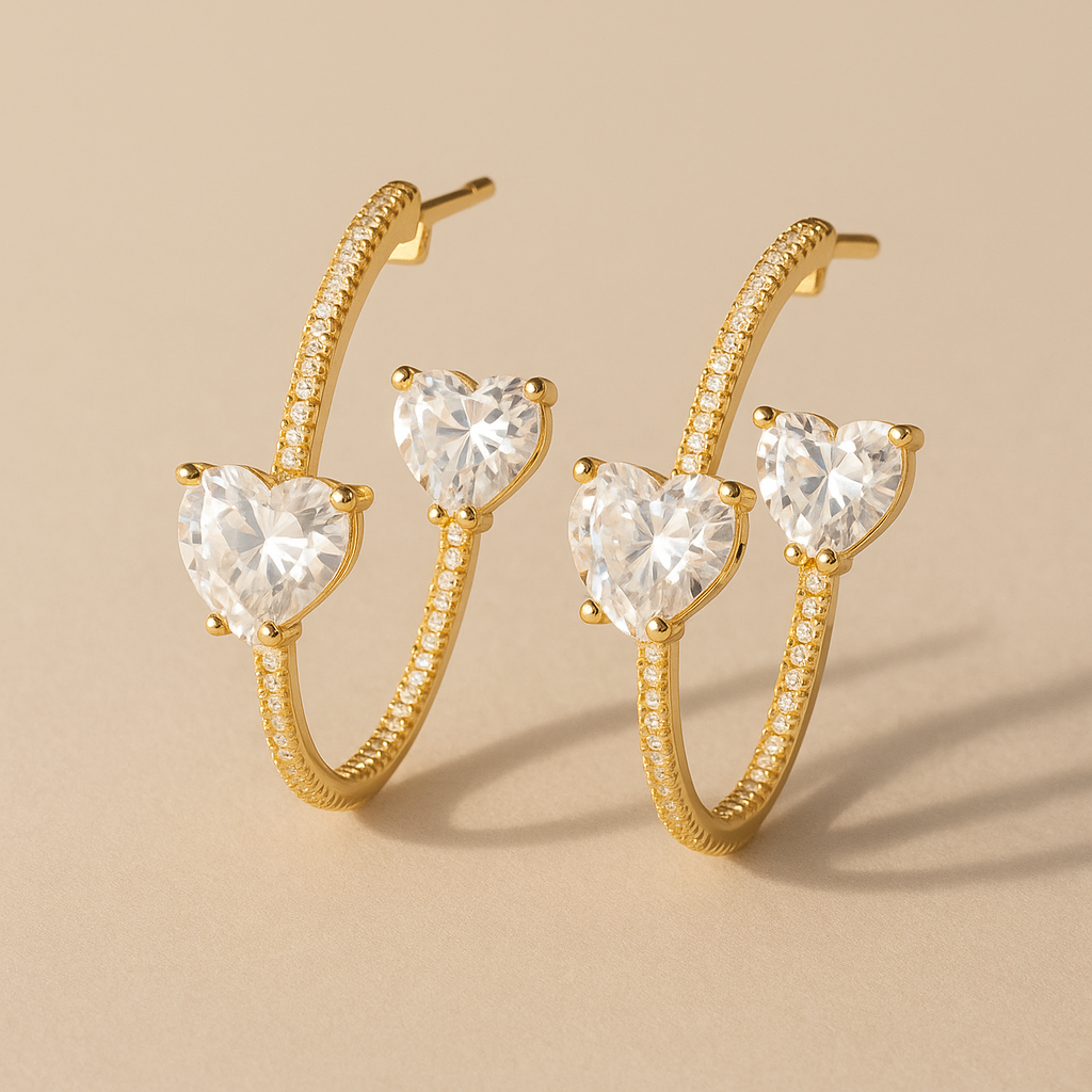 Enslee Designer Hoop Earrings