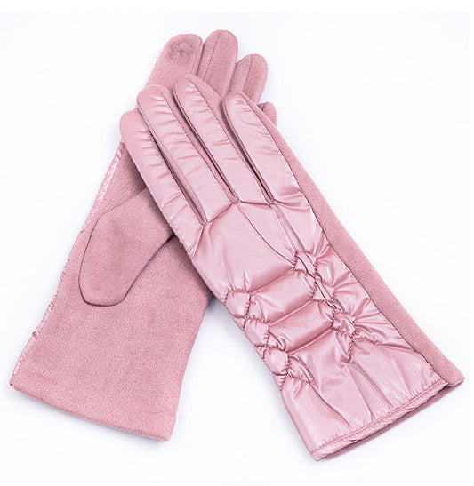 Tara Gloves in Pink