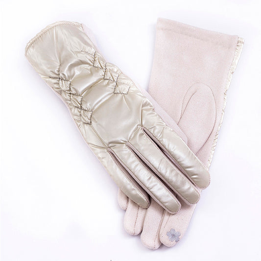 Tara Gloves in White