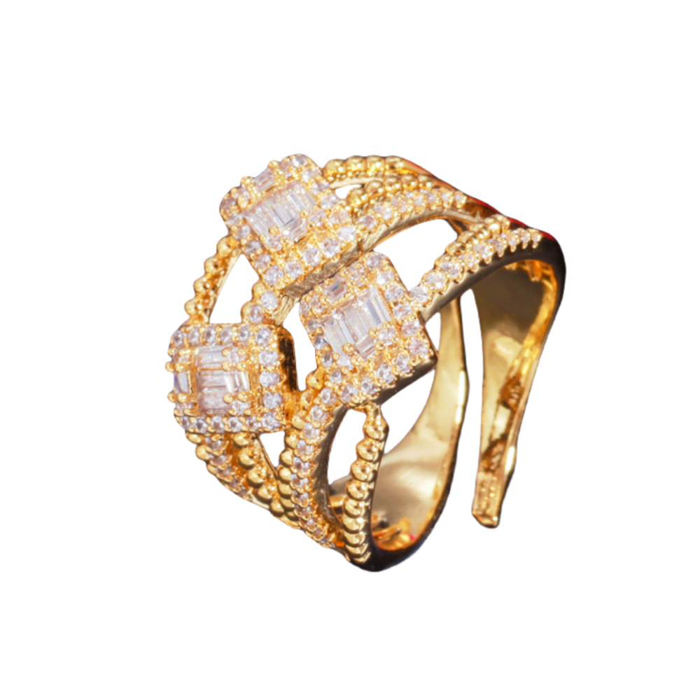Gylis Adjustable Ring in Gold
