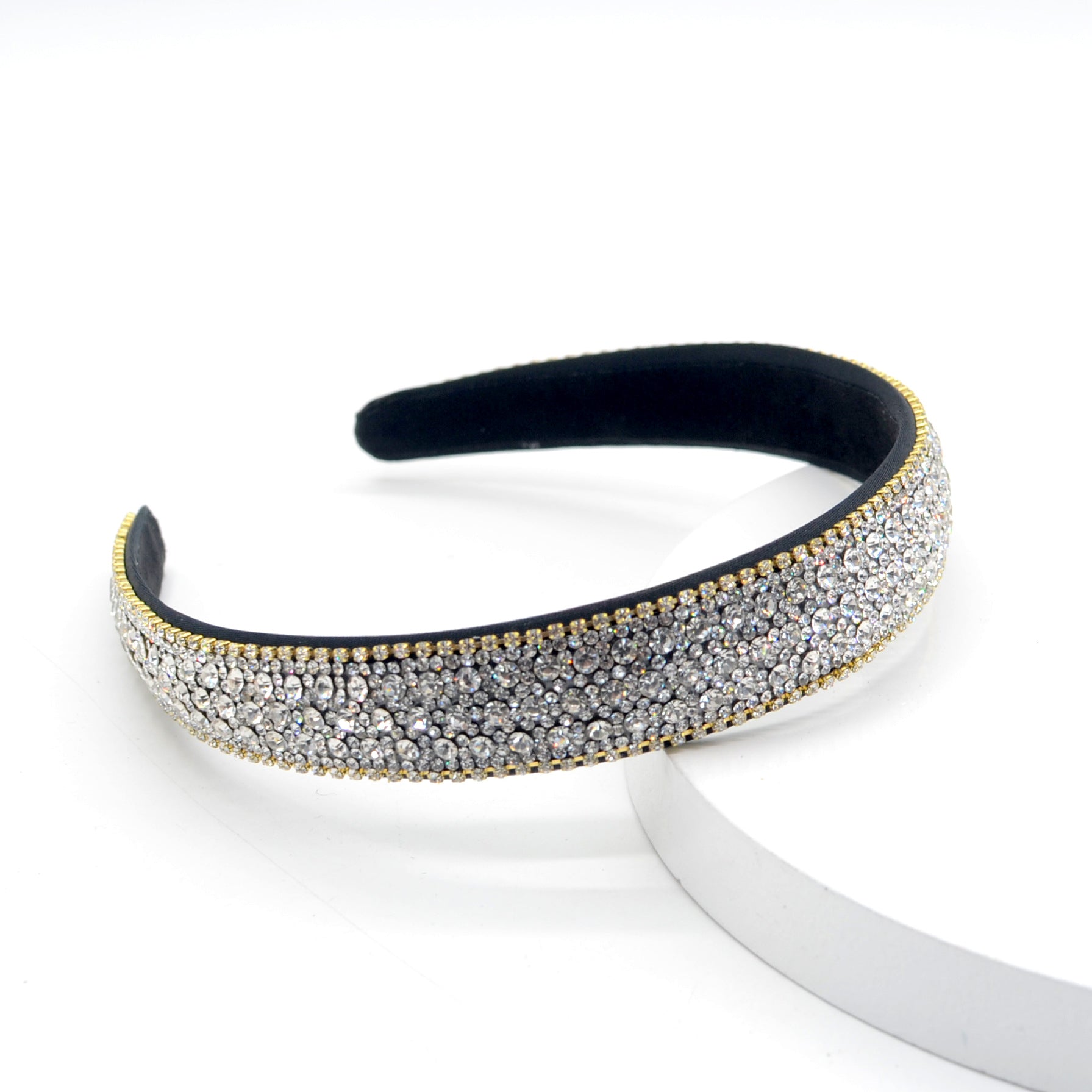 Violet Glamband in Silver