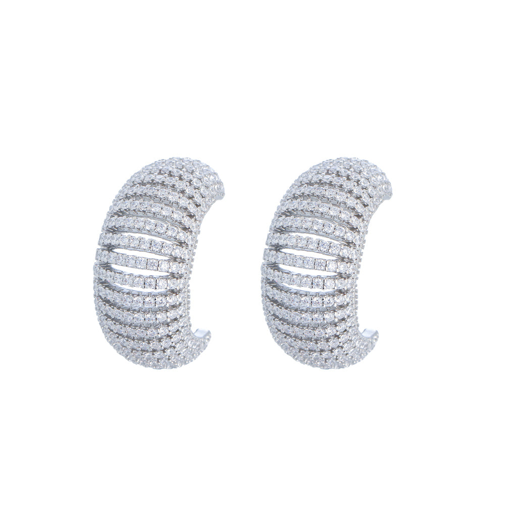 Seine Designer Earrings in Silver