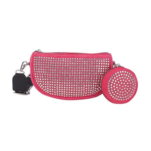 Leira Handbag in Dark Pink