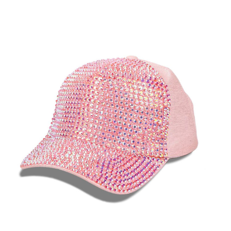Myka Crystal Hat in Pink