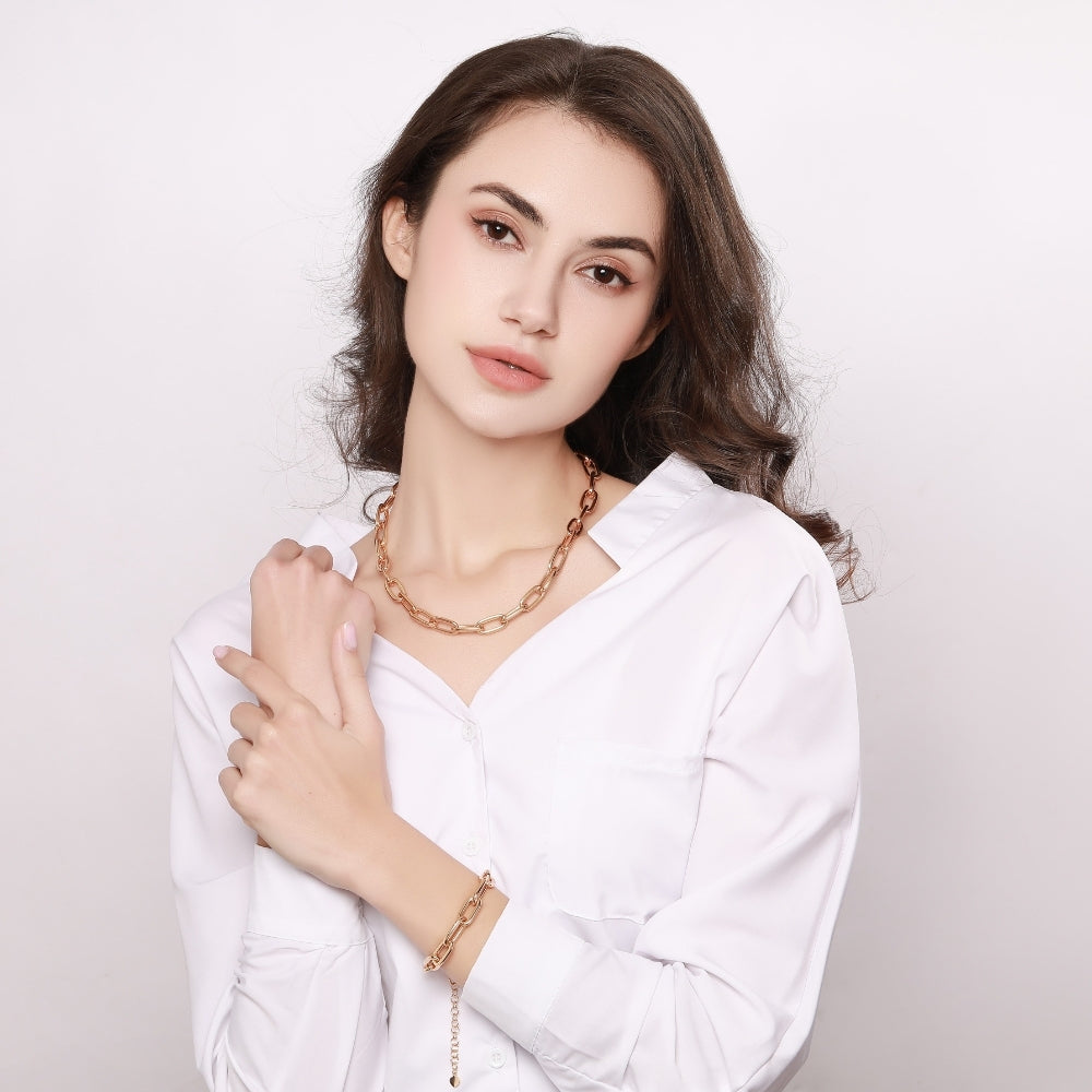 Becca Designer Necklace in Gold