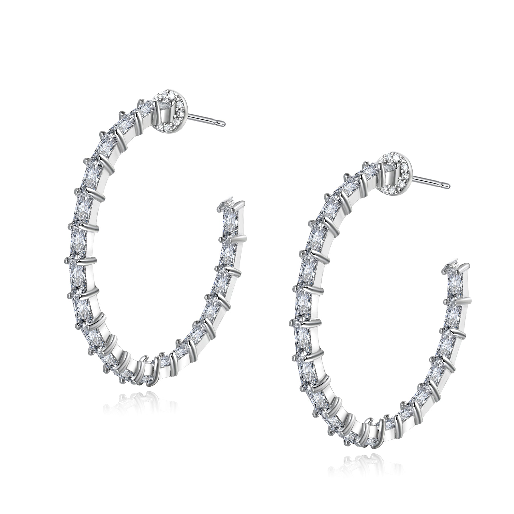 Gio Baguette Earrings