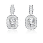 Diana Baguette Cubic Zirconia Earrings