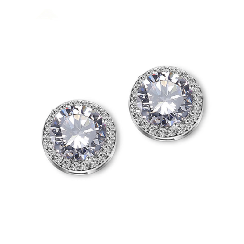 Ivy Round Cubic Zirconia Studs