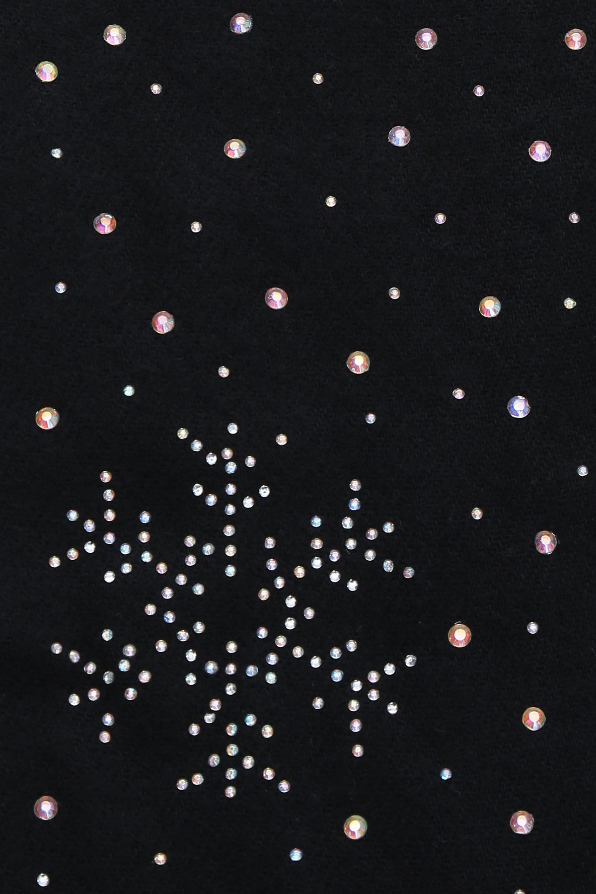 Lucia Snowflake Scarf in Black