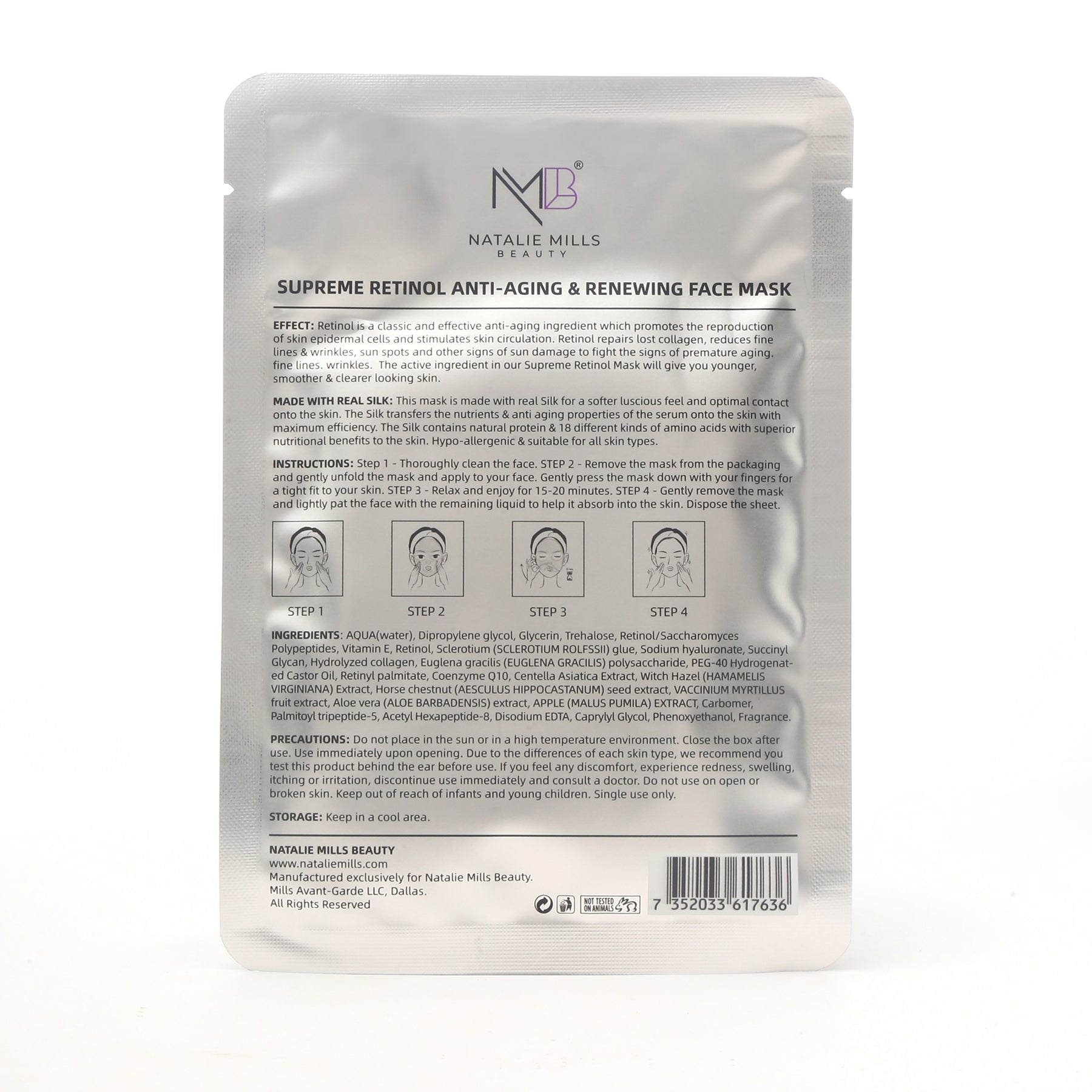 COMBO Pack - Anti-Aging SILK Face Masks - Set of 3