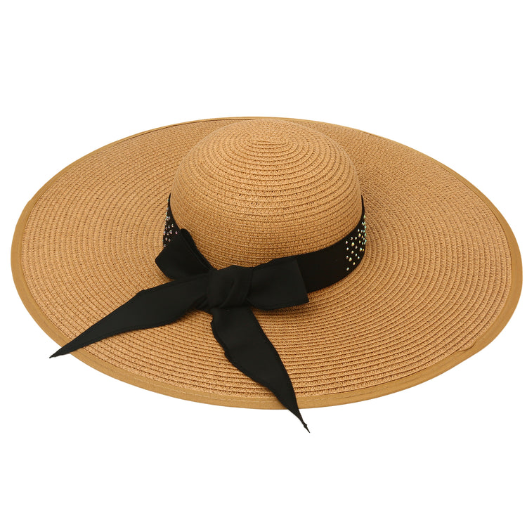 Kate Designer Beach Hat in Beige