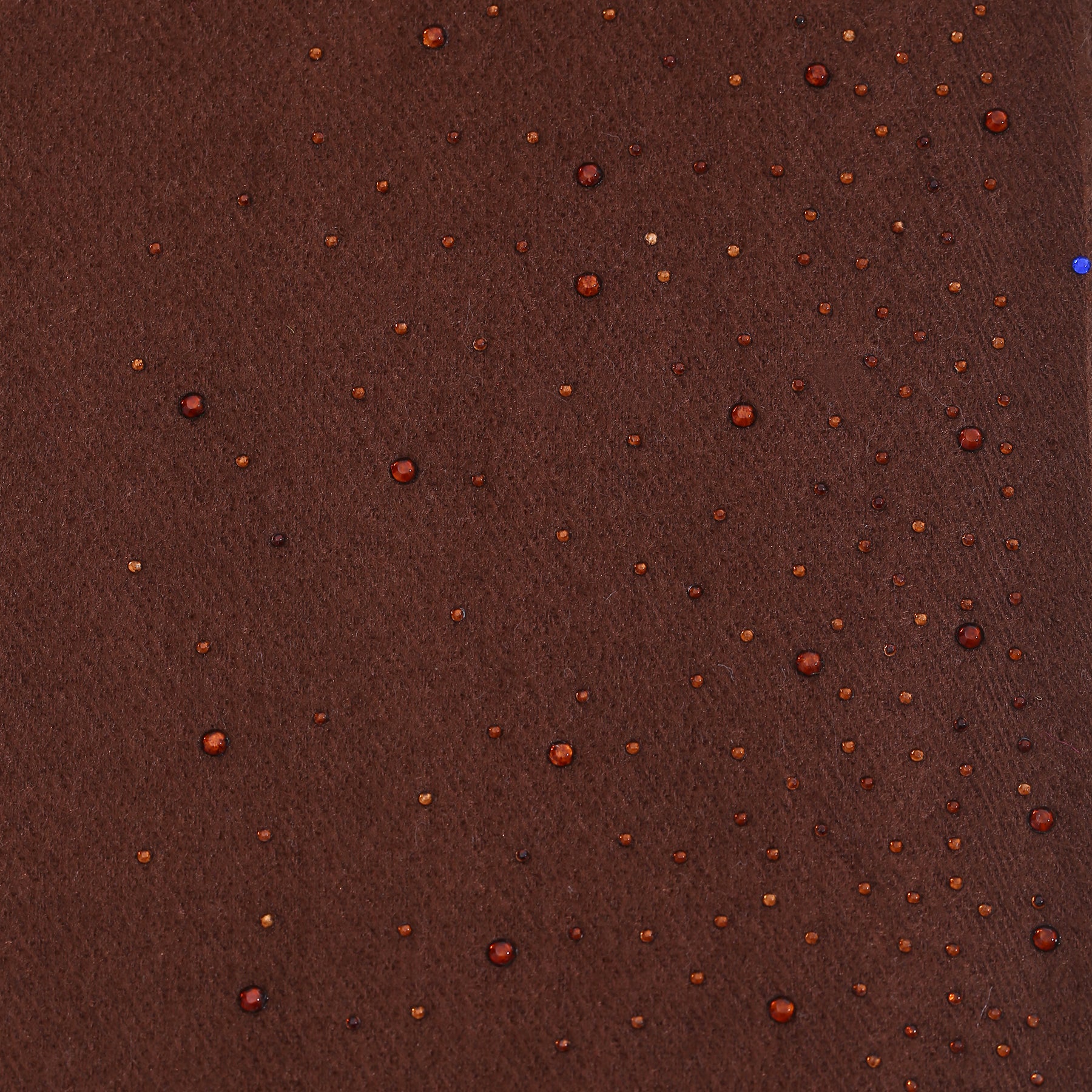 Lucia Scarf in Dark Brown with Gold Crystals