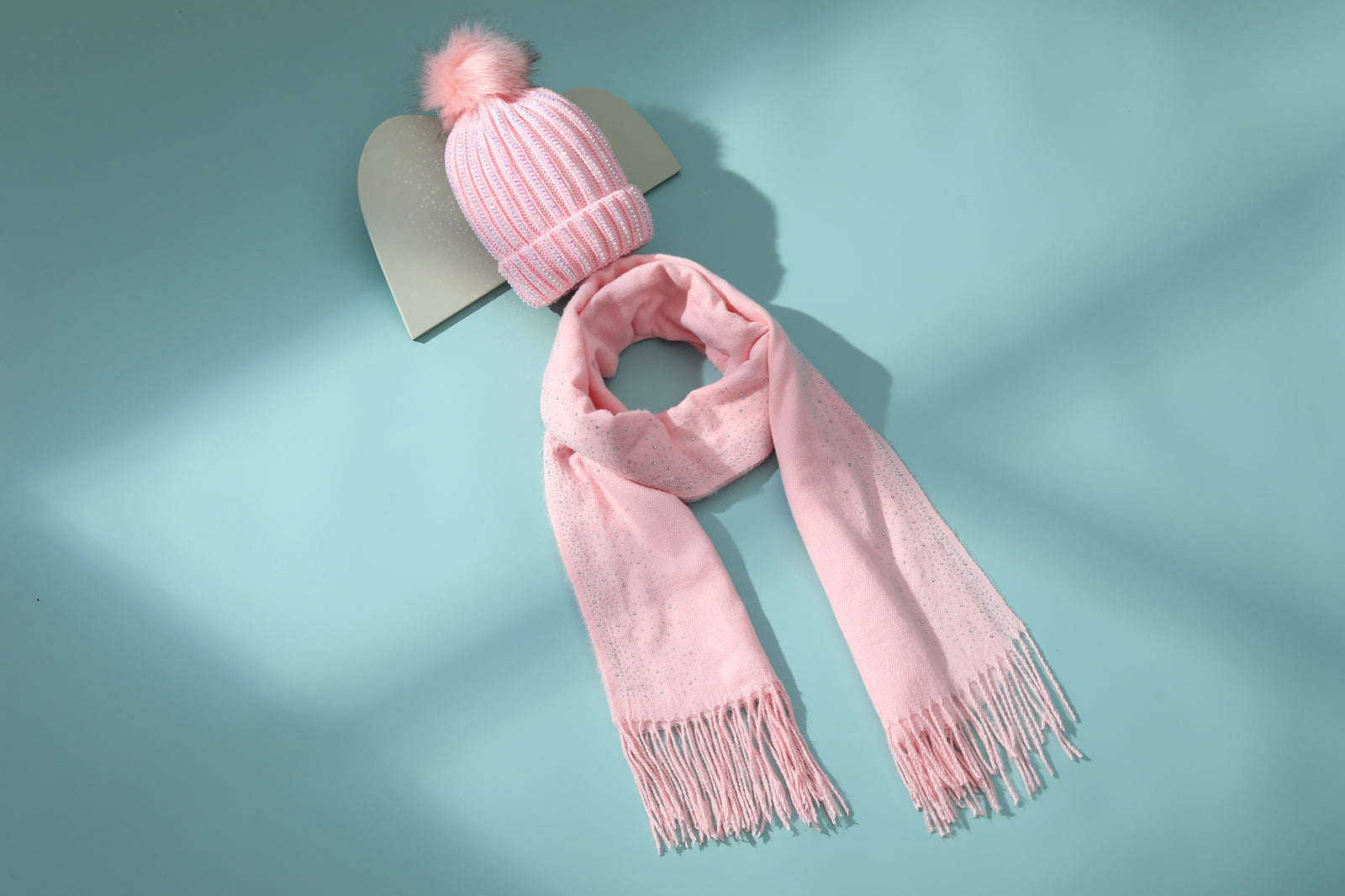 Lucia Scarf in Pink