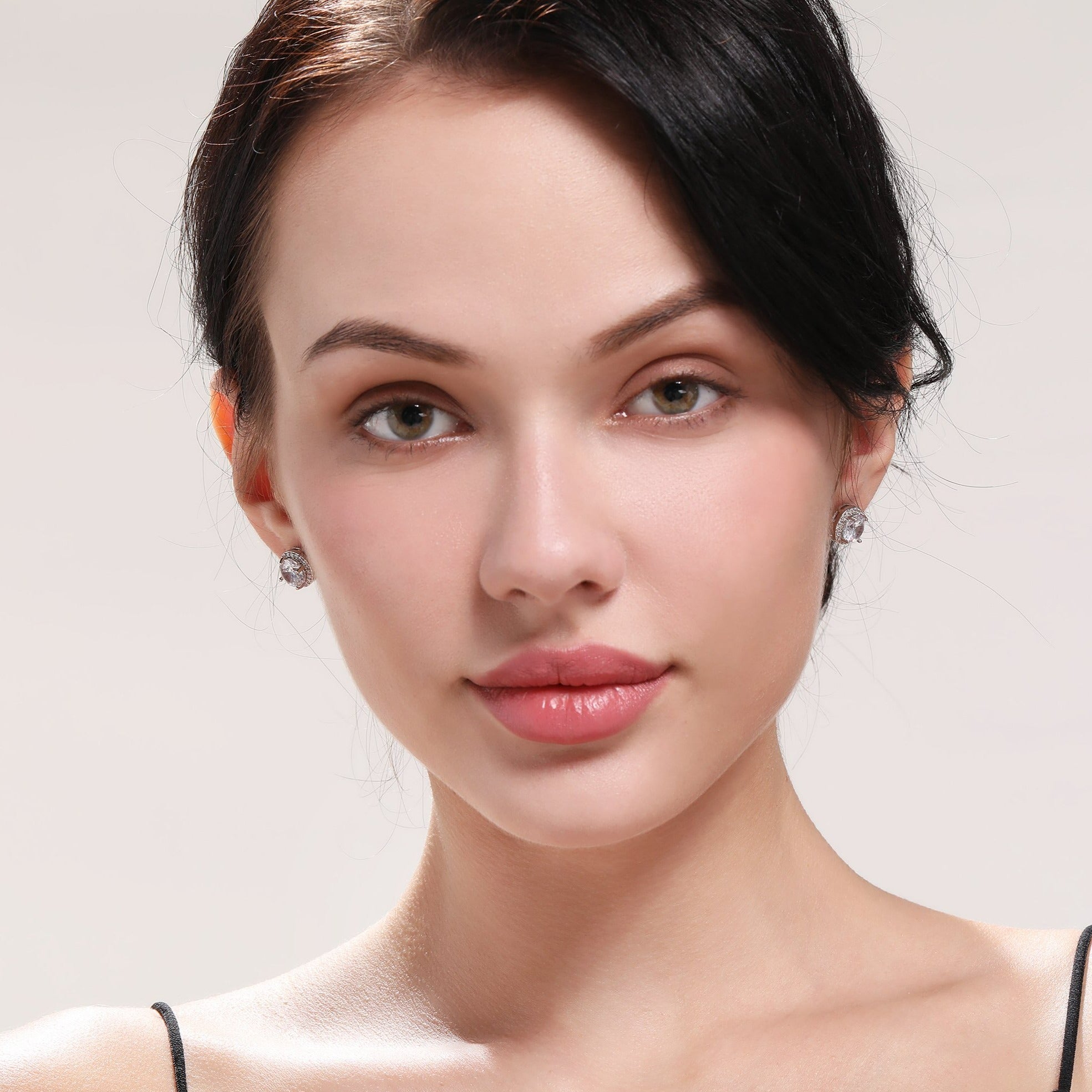 Ivy Round Cubic Zirconia Studs
