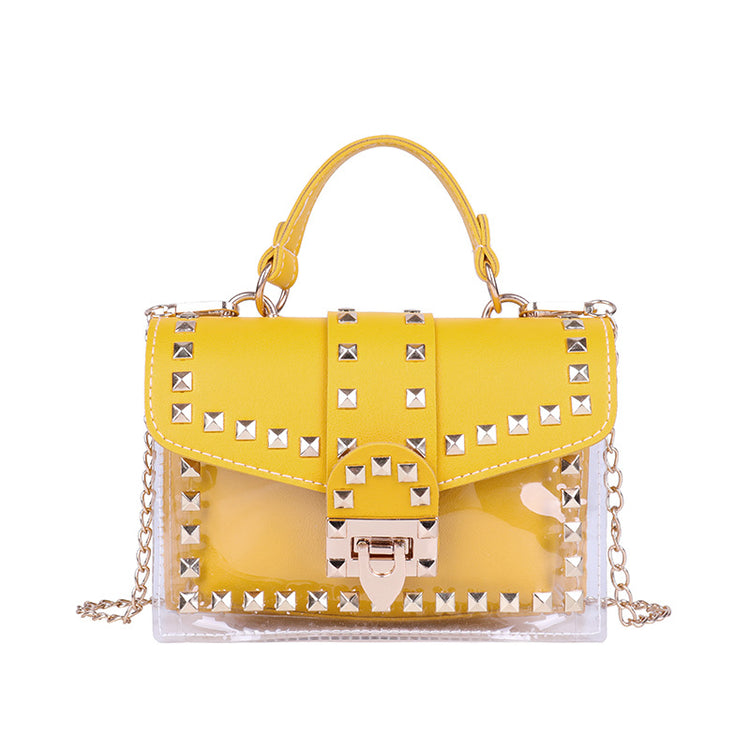 Ami Clear Handbag in Yellow