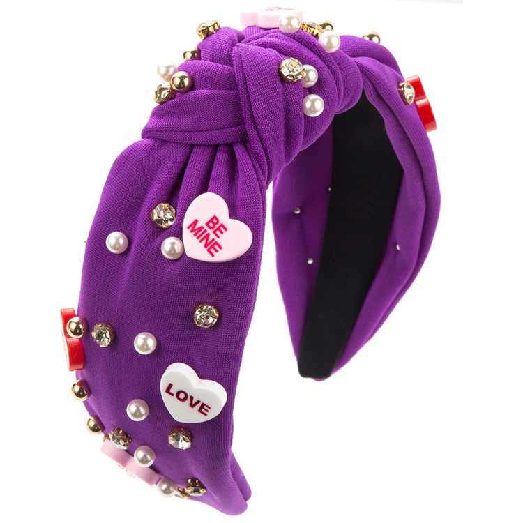 Jela Valentine Headband in Purple