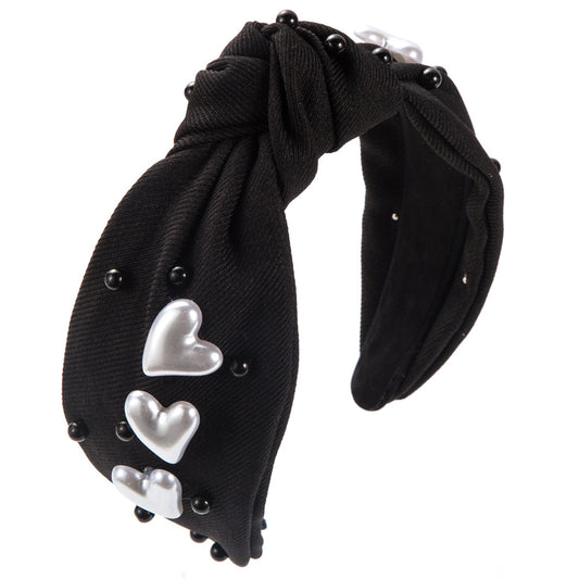 Trudi Valentine Headband in Black