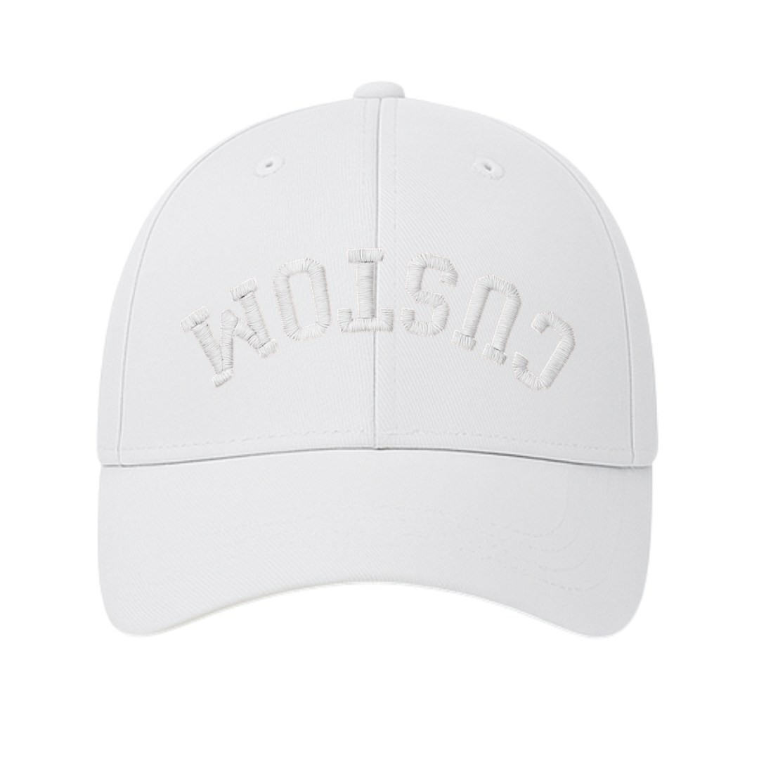 Custom Embroidered Hats with Inverted Words