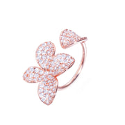 Hana Adjustable Ring in Rose Gold