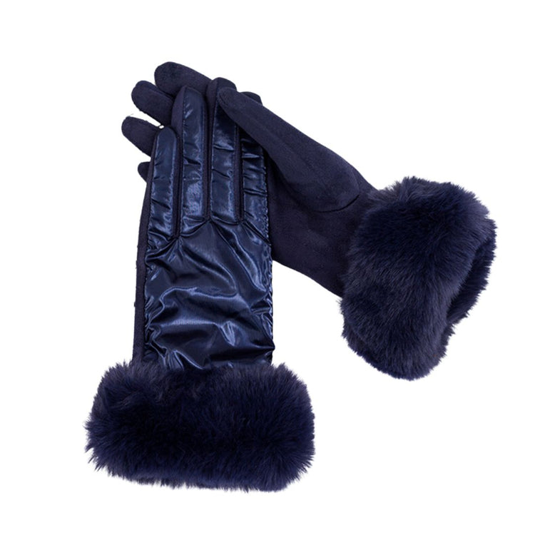 Tina Gloves in Navy