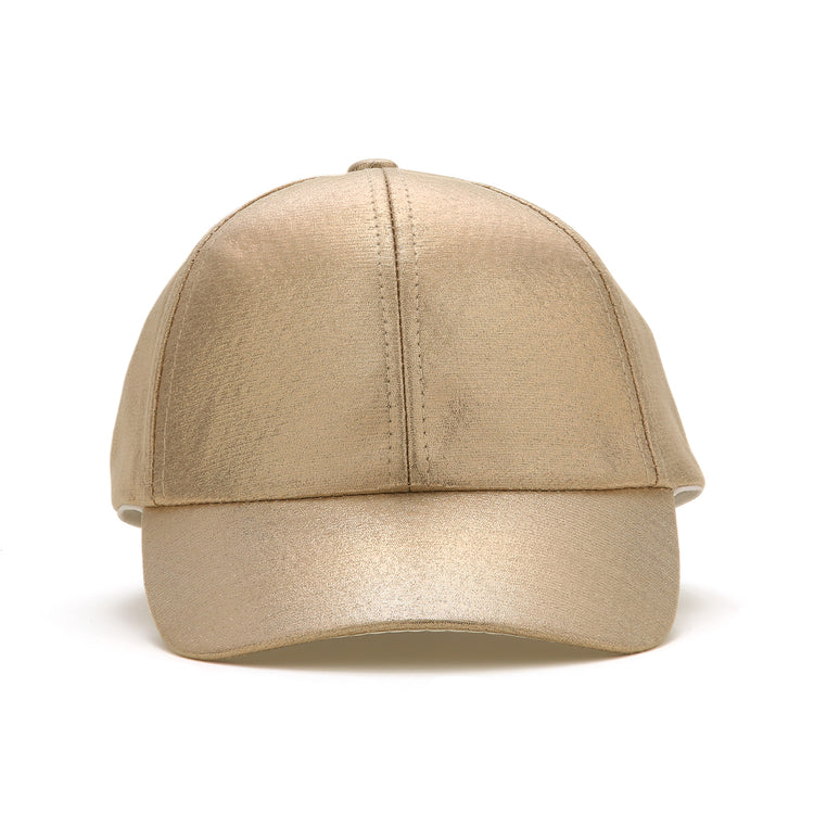 Tyra Shine Hats in Gold