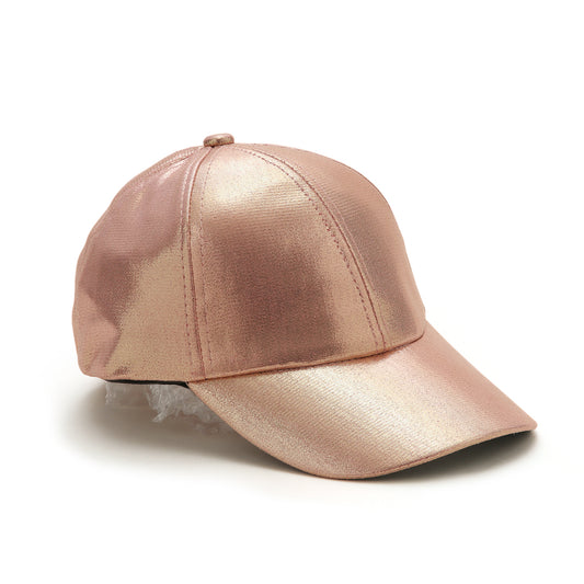 Tyra Shine Hats in Rose Gold