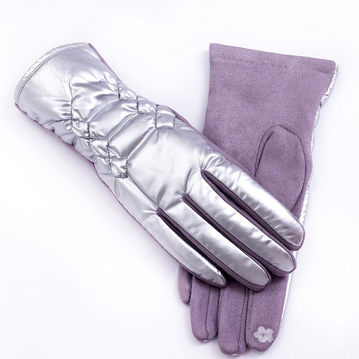 Tara Gloves in Grey