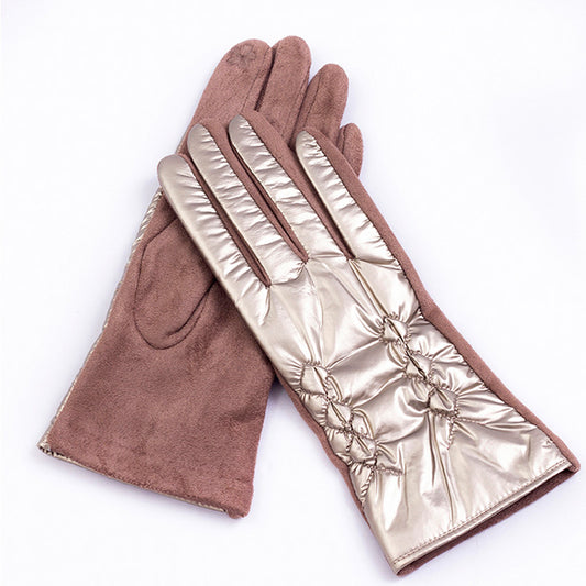 Tara-Handschuhe in Hellbraun