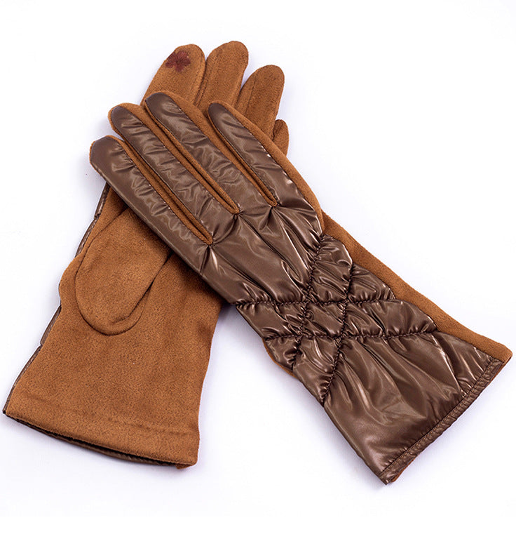 Neve Gloves in Brown