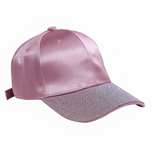 Alena Crystal Hats in Light Pink