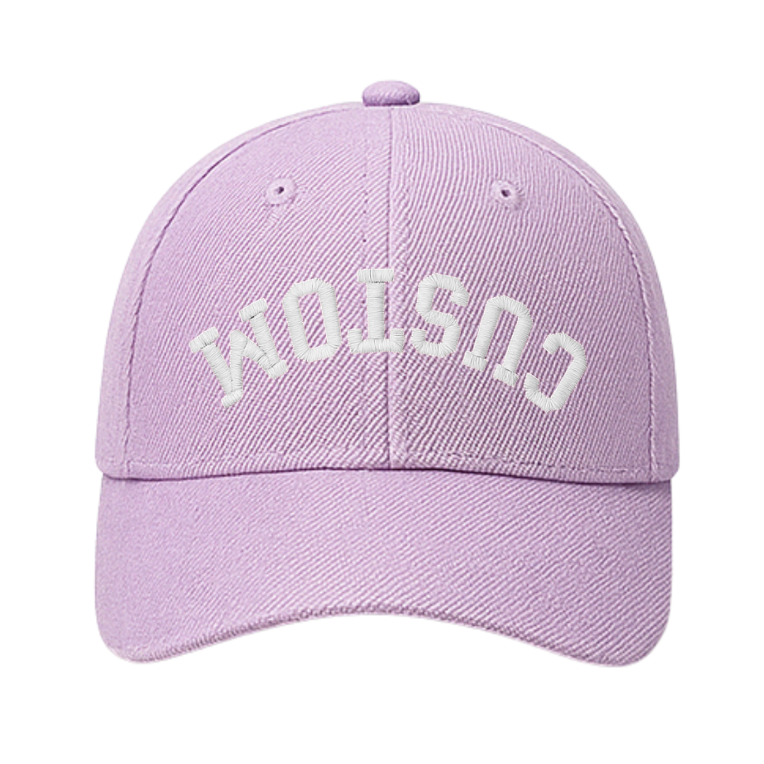 Custom Embroidered Hats with Inverted Words