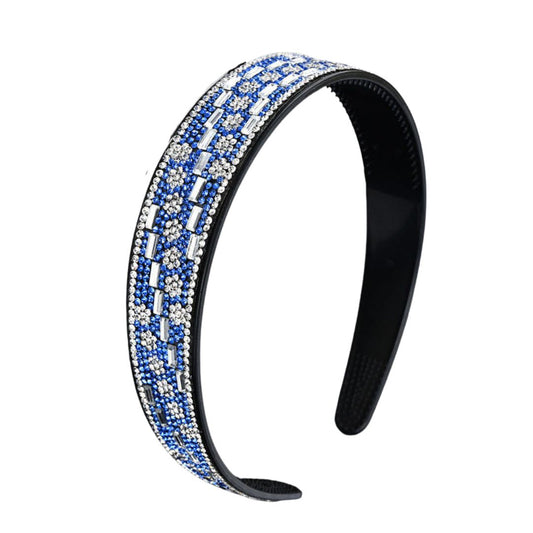 Ula Crystal Headband in Blue