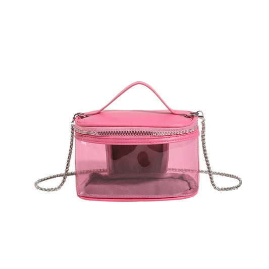 Rinie Clear Handbag in Pink