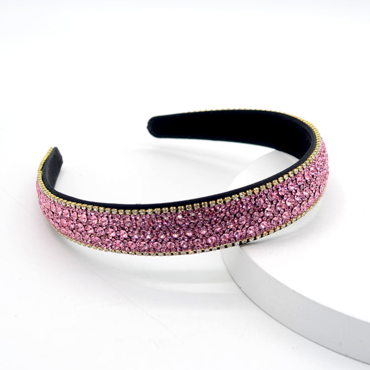 Violettes Glamband in Pink