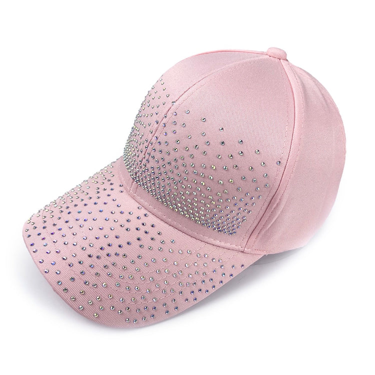 Eileen Crystal Hat in Pink