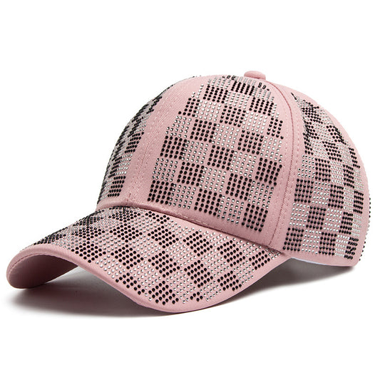 Kyra Crystal Hat in Pink