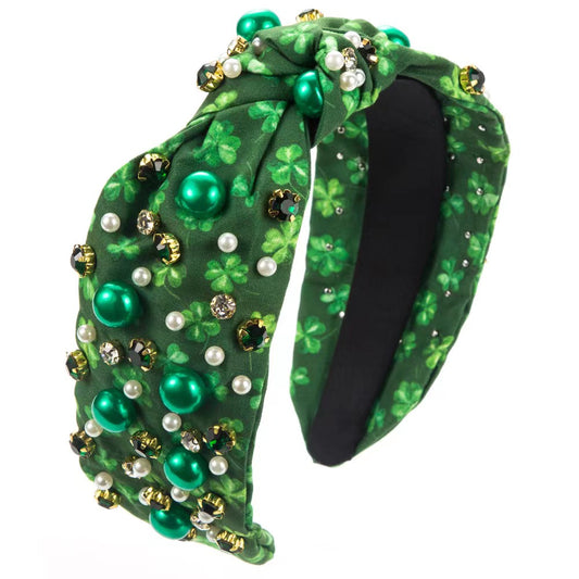 Kiera St. Patrick's Headband in Green