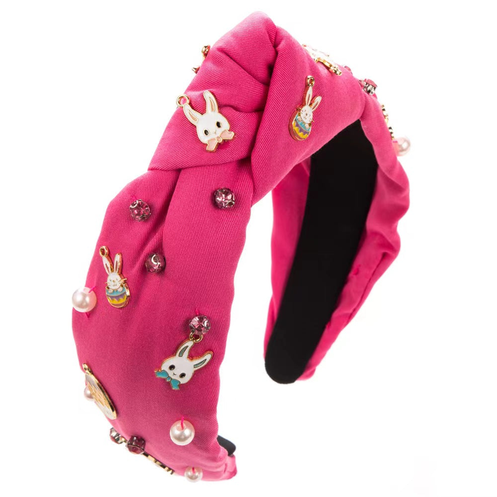 April Easter Headband in Pink