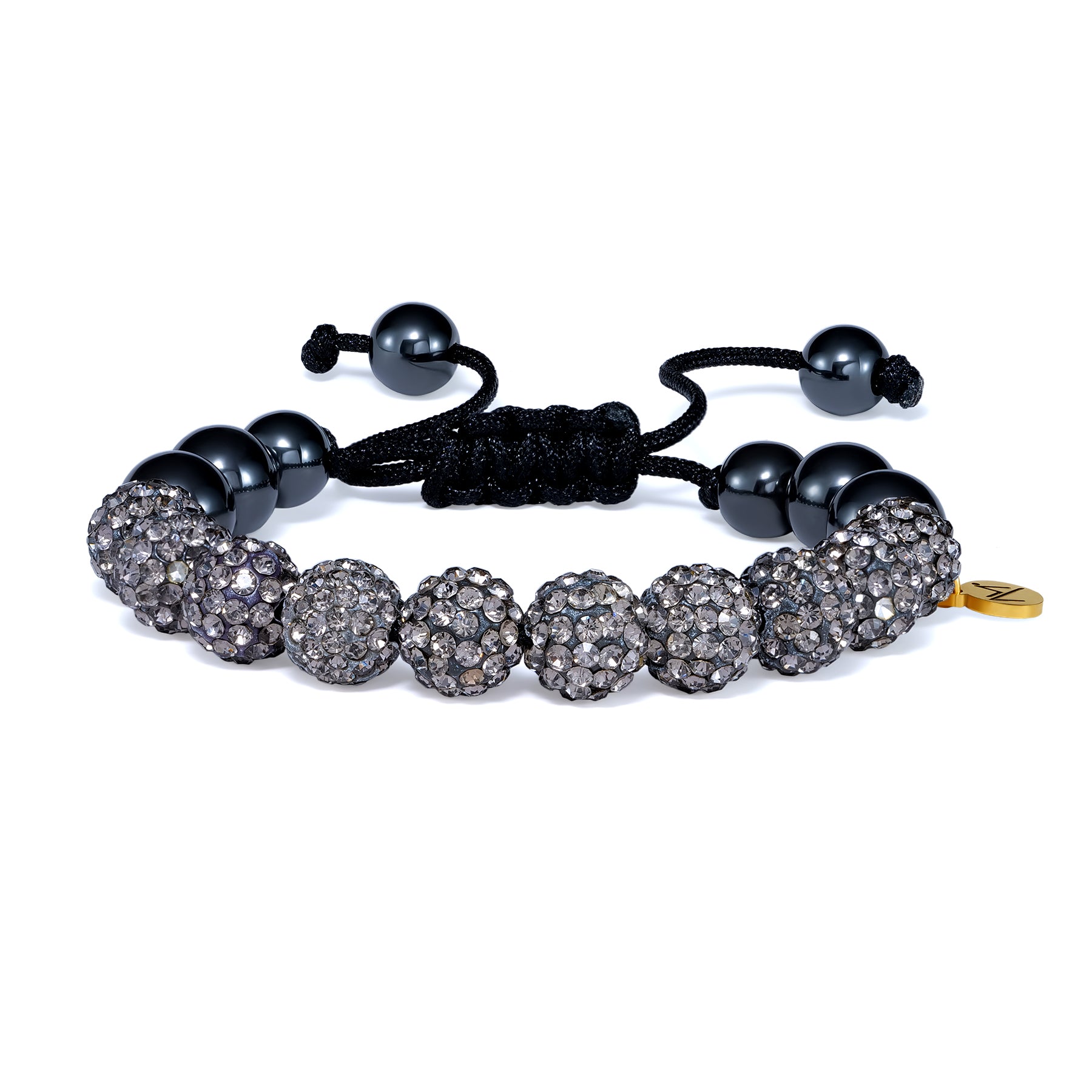 Shamballa Bracelet in Grey