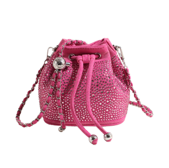 Brenna Handbag in Dark Pink
