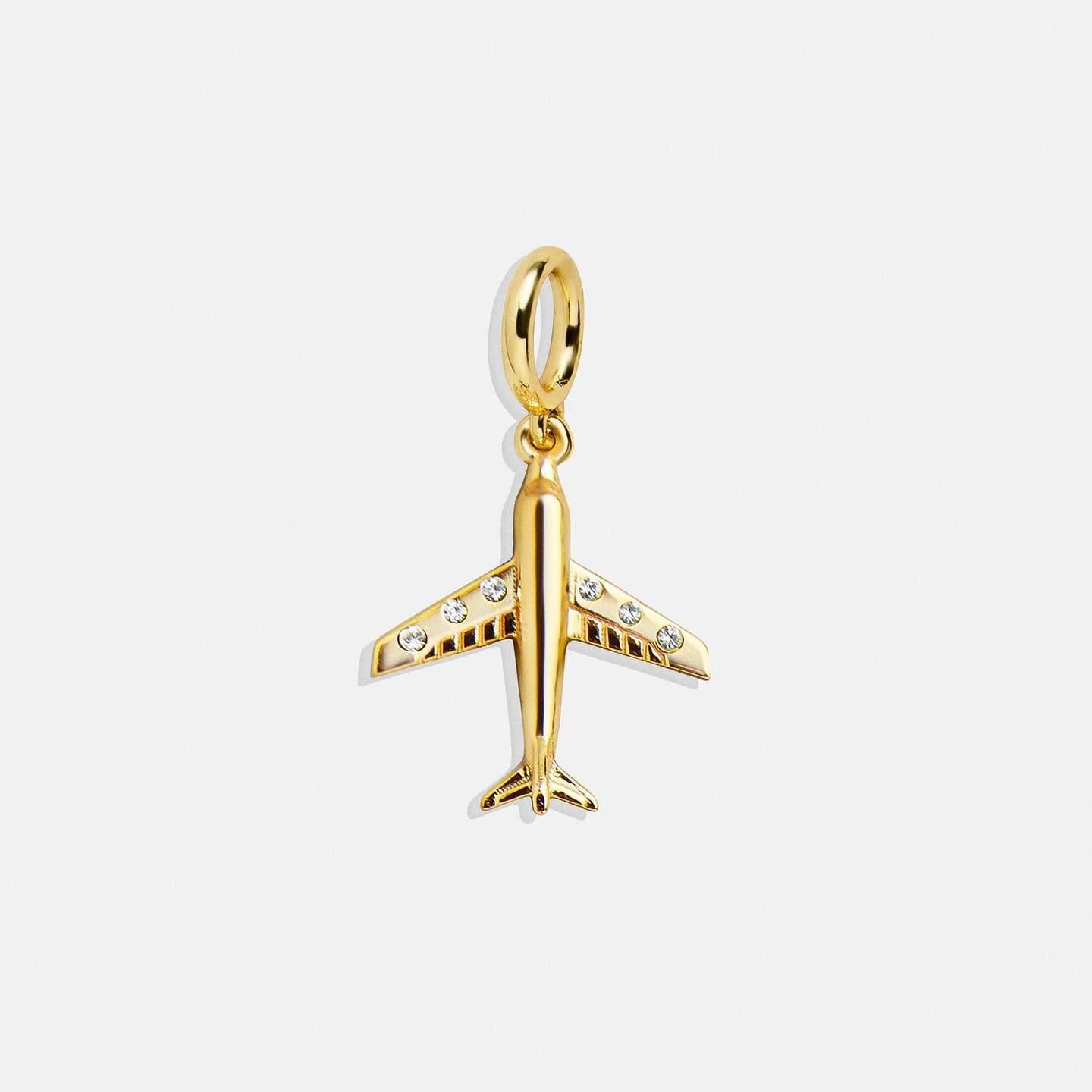 Brass Airplane Charmz