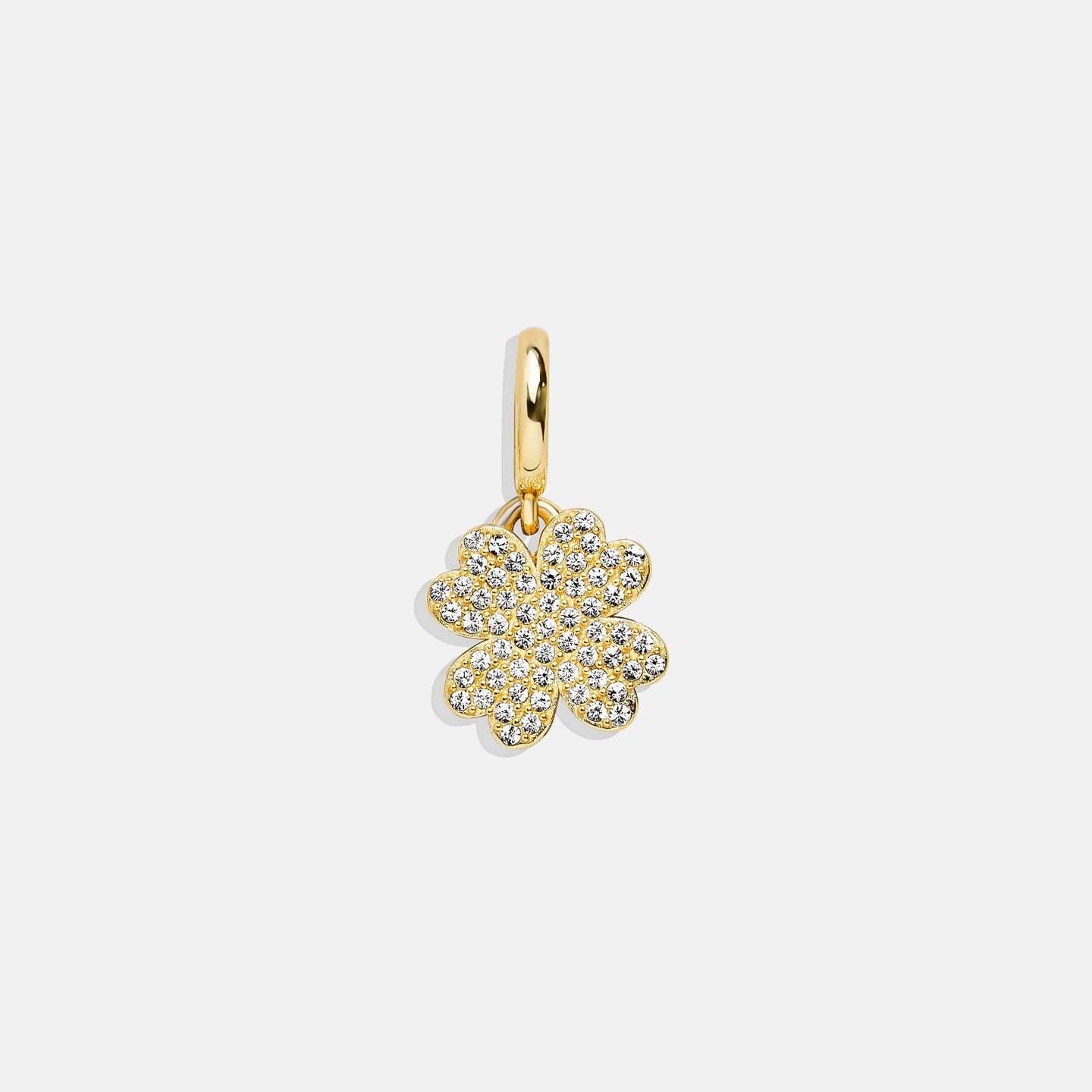 Brass Four Leaf Clover Charmz