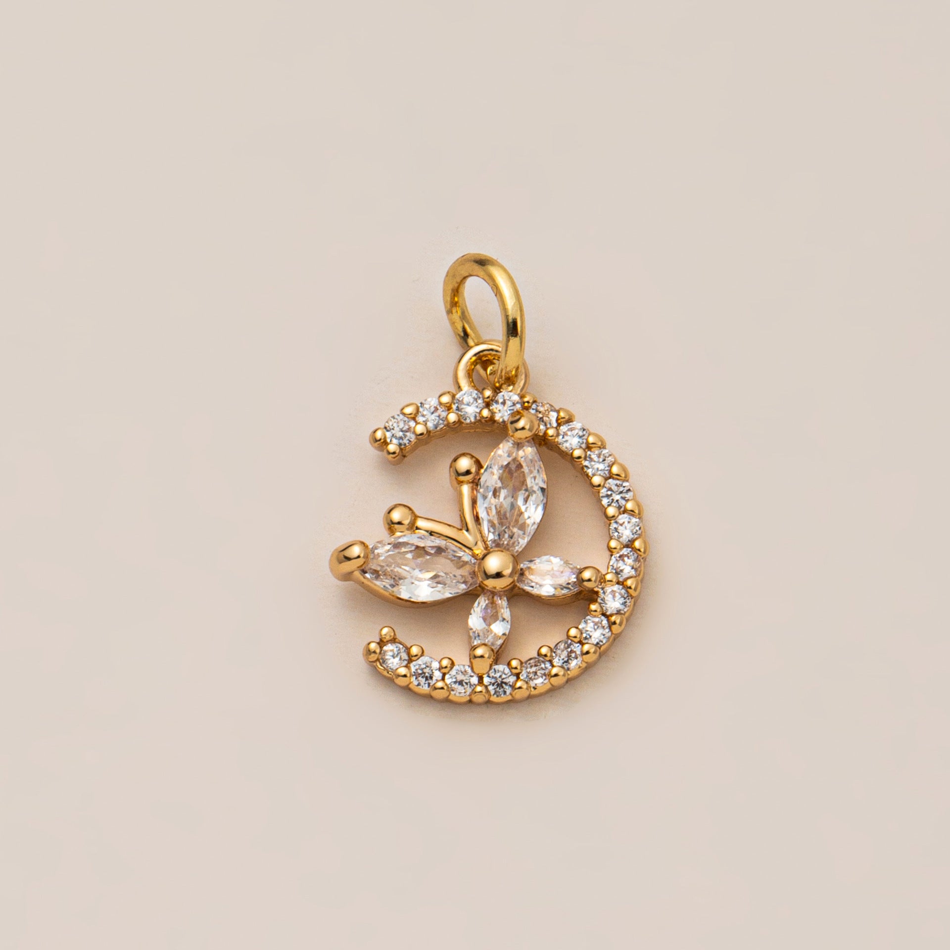 Brass Butterfly Charmz