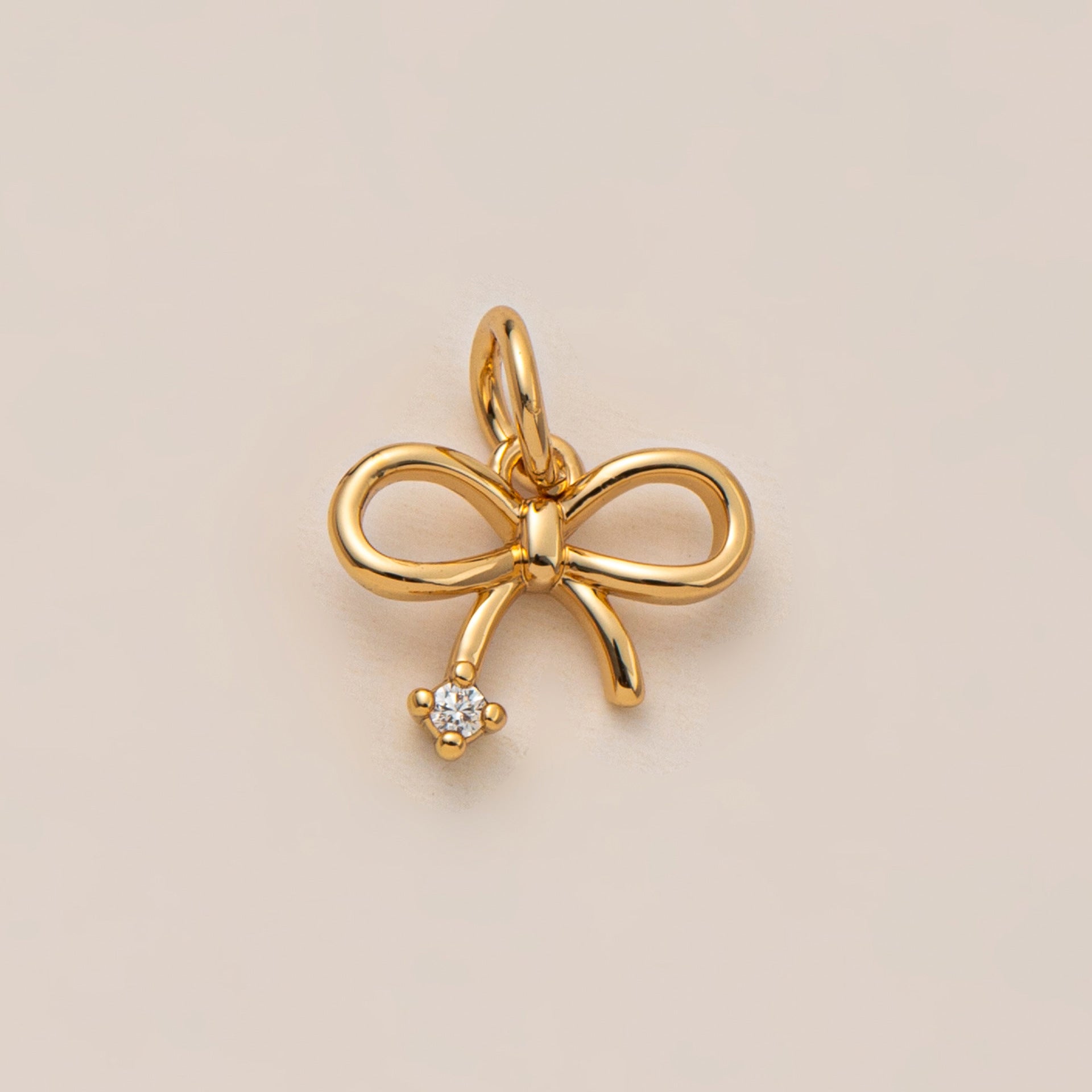 Brass Ribbon Charmz