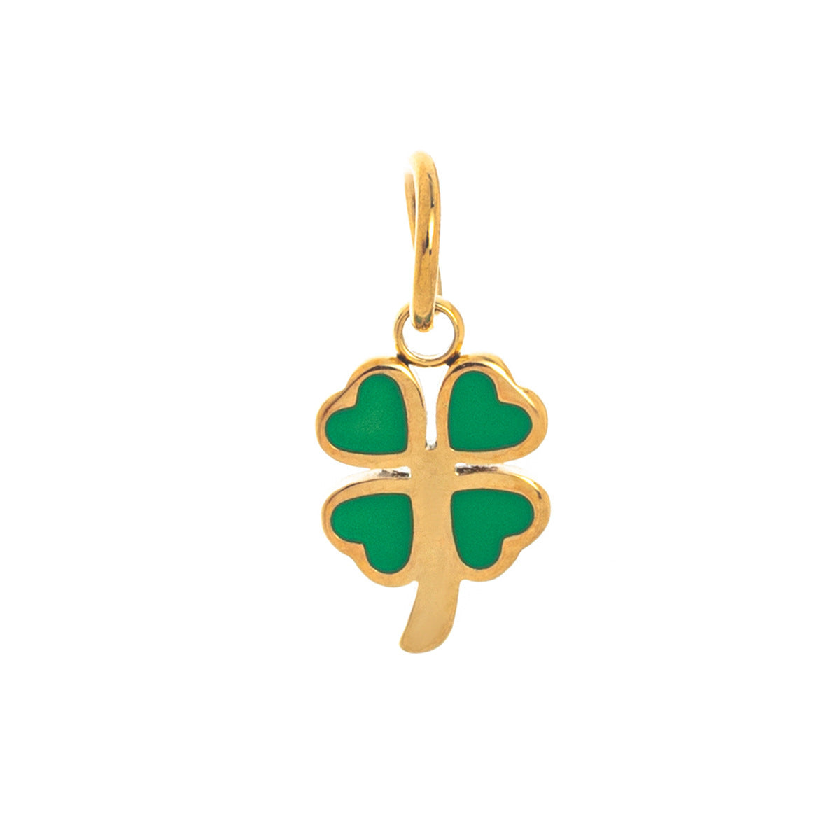 Steel Four Leaf Clover Charmz